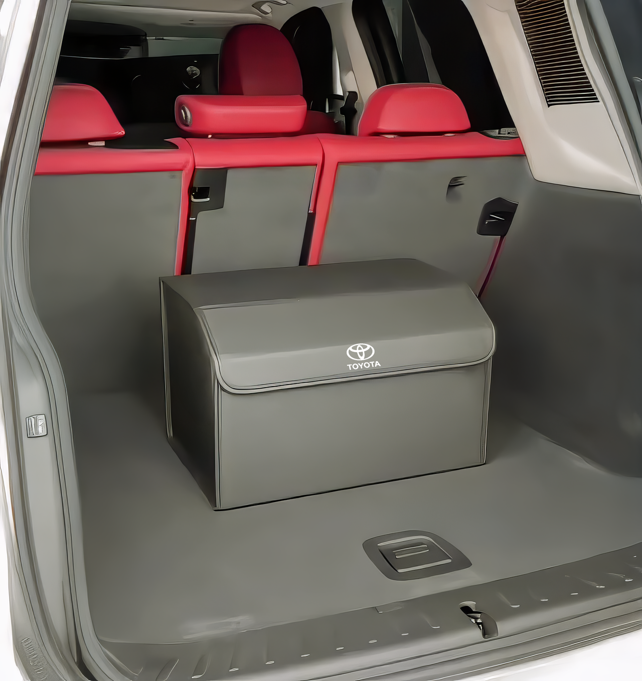 Foldable Car Trunk Organizer With 3 Compartments For Toyota Honda Suzuki Kia Hyundai & More Brands