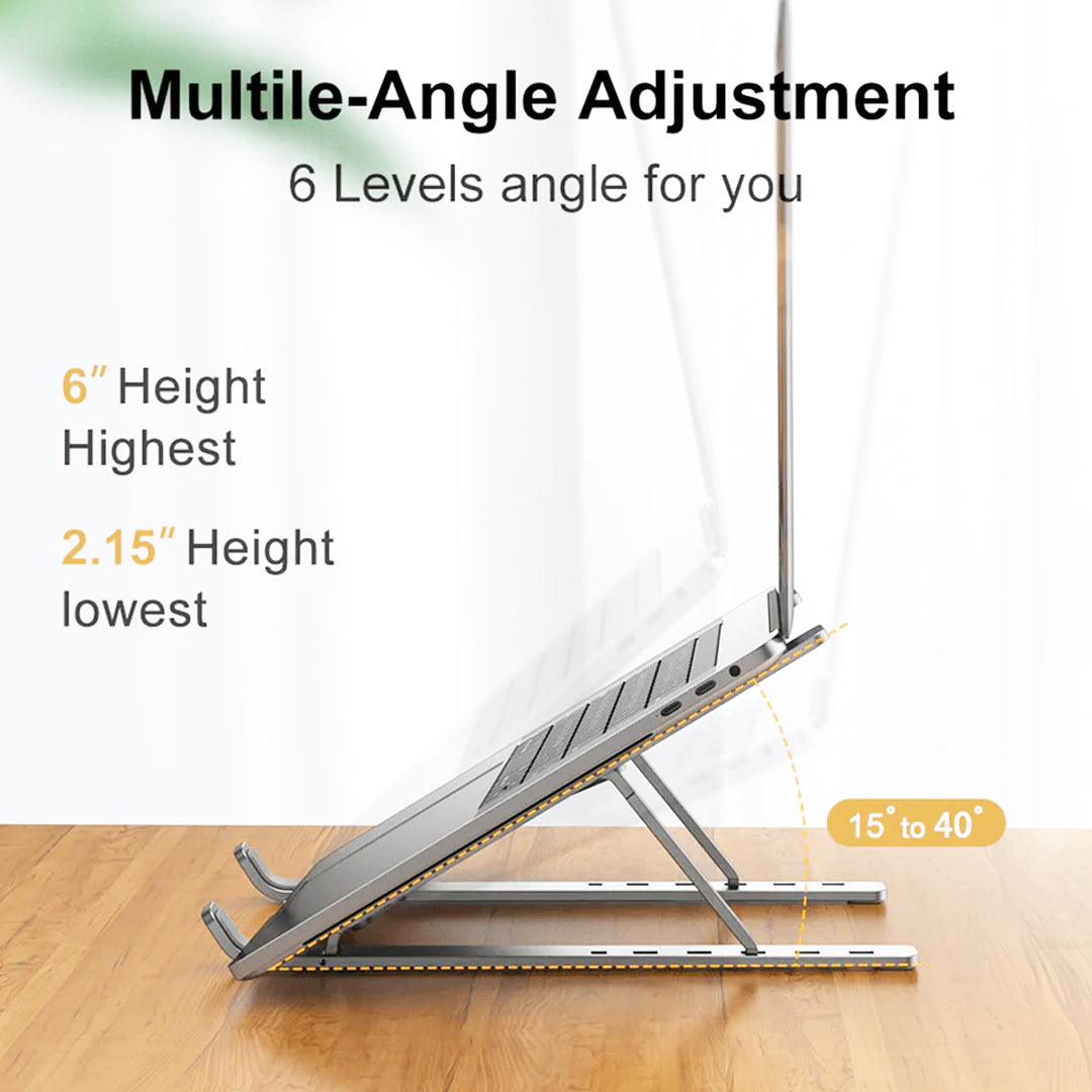 Folding Adjustable Aluminum Laptop Stand