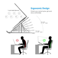 Thumbnail for Folding Adjustable Aluminum Laptop Stand