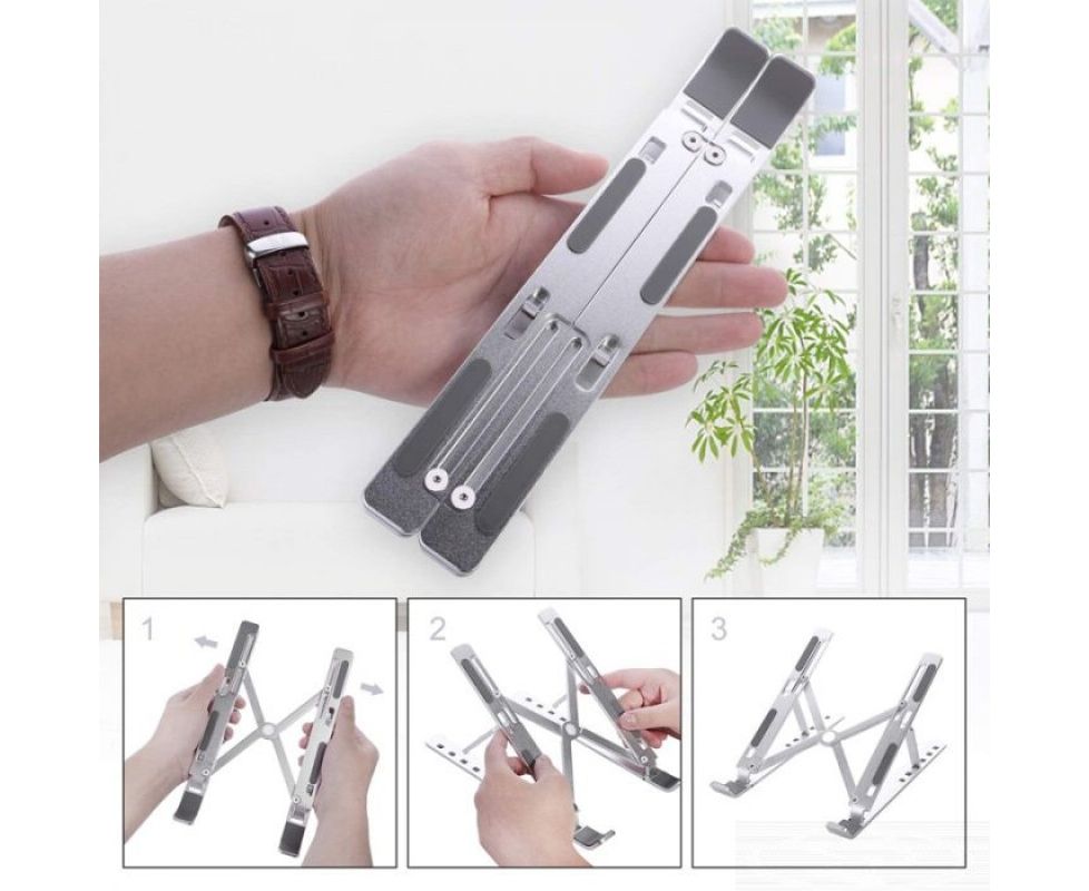 Folding Adjustable Aluminum Laptop Stand