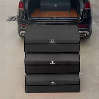 Thumbnail for Foldable Car Trunk Organizer With 3 Compartments For Toyota Honda Suzuki Kia Hyundai & More Brands