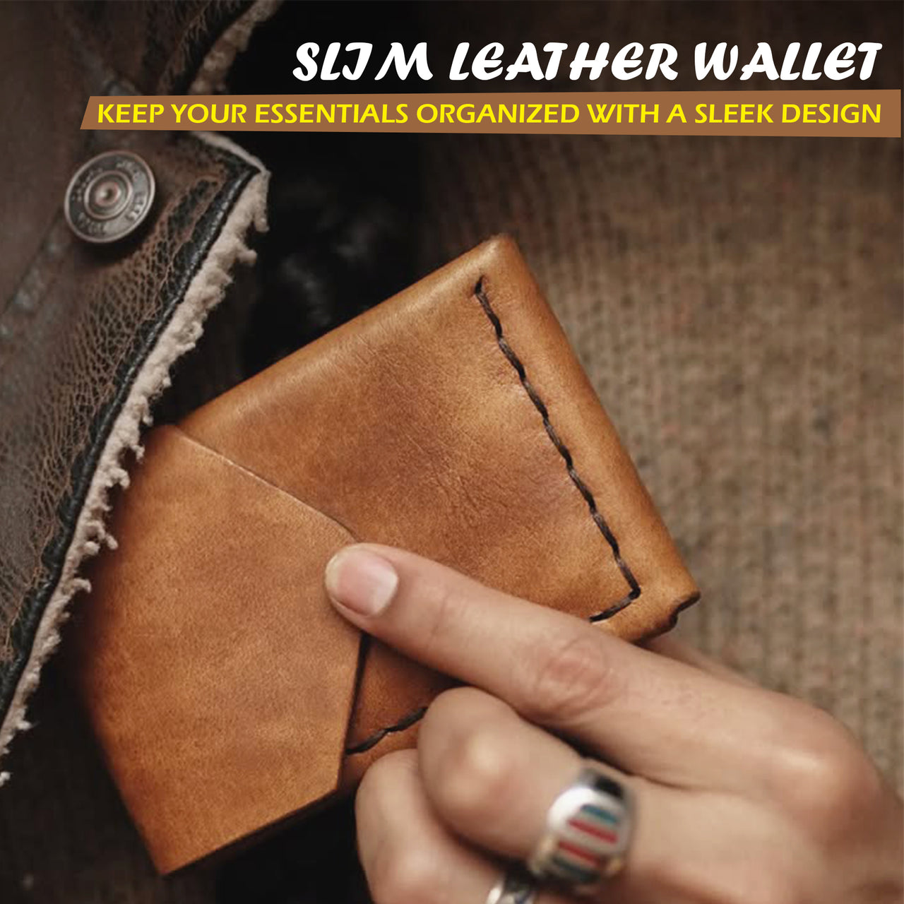 Slim PU Leather Wallet