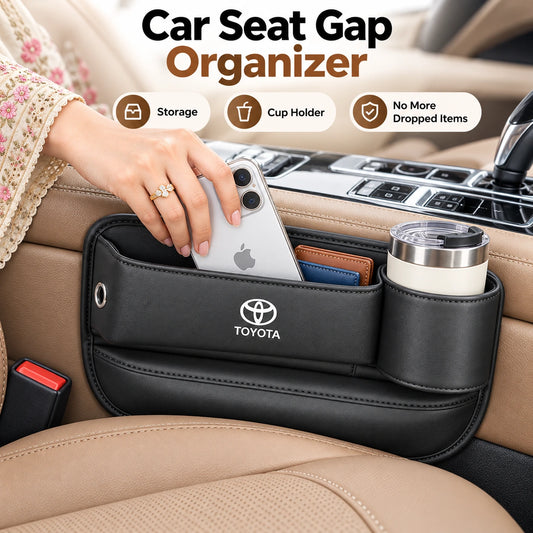 Multi Function Car Seat Gap Storage Box For Toyota, Suzuki, Honda, Kia, Hyundai & More