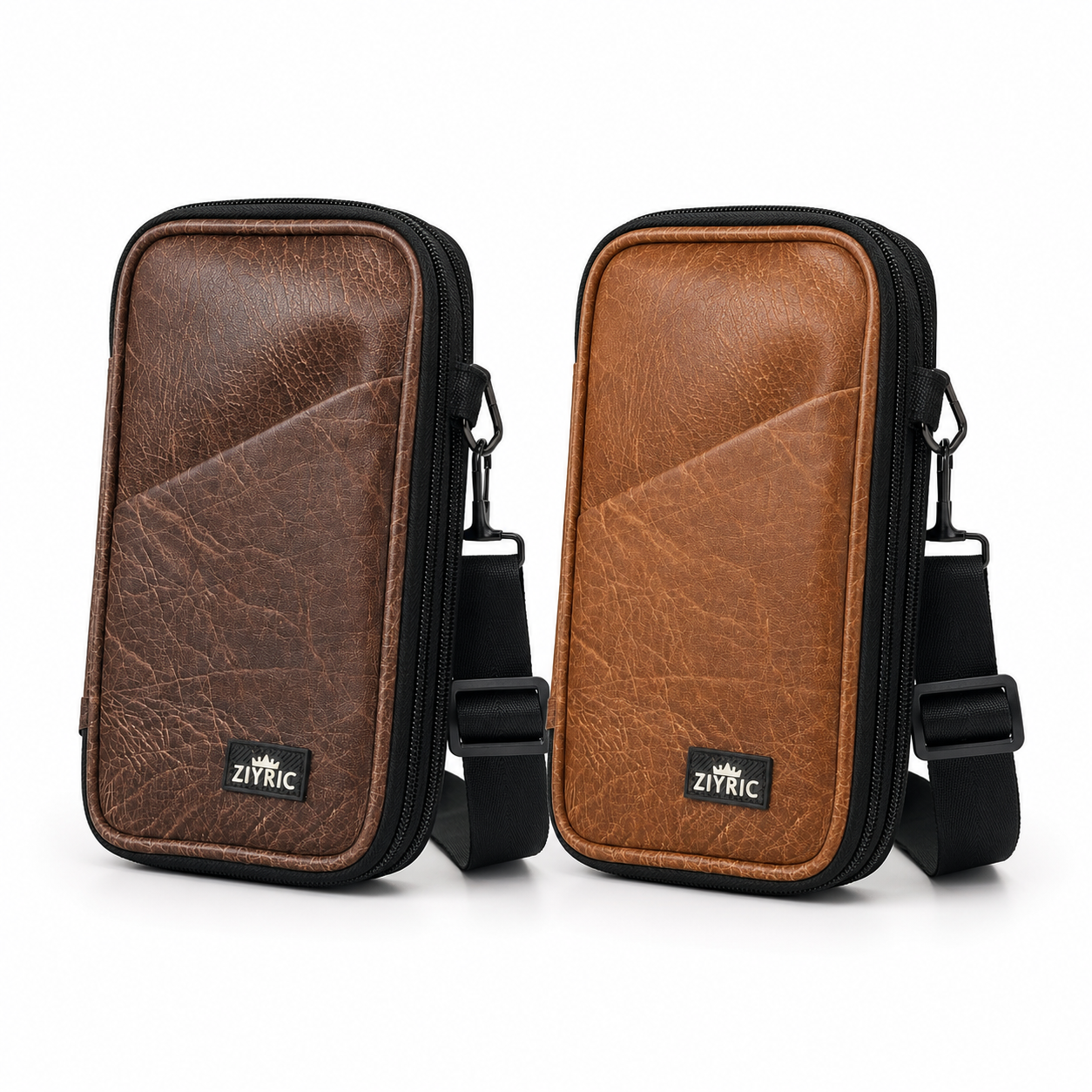 Ziyric Travel Mate Passport Pouch Bag Genuine Leather