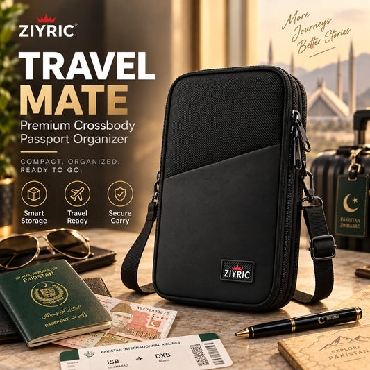 Ziyric Travel Mate Passport Pouch Bag