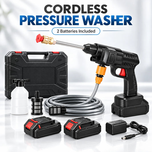 Cordless High Pressure Water Cleaner Washer Spray 02 Battery Included