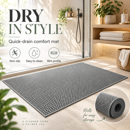 Non-Slip Drainage PVC Mat