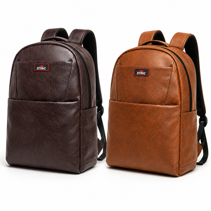 ZIYRIC Premium Leather Backpack