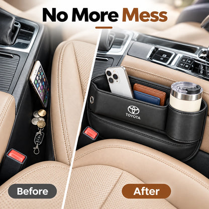 Multi Function Car Seat Gap Storage Box For Toyota, Suzuki, Honda, Kia, Hyundai & More