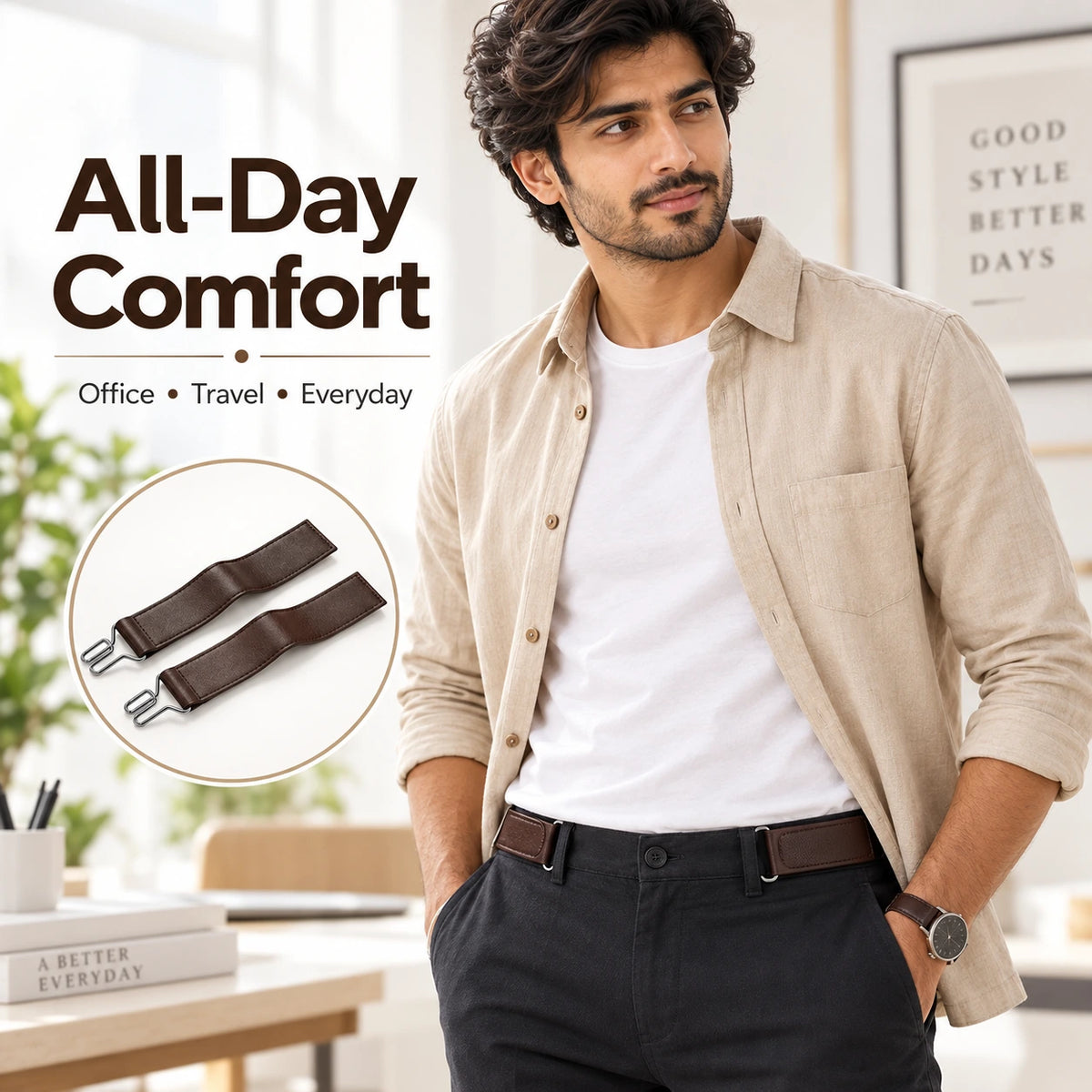 Premium Waist Buckle (1 Pair - 2 Pieces)