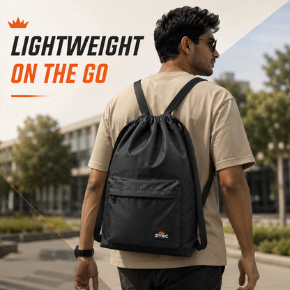 ZIYRIC Unisex Drawsting Backpack
