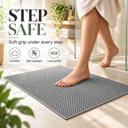 Non-Slip Drainage PVC Mat