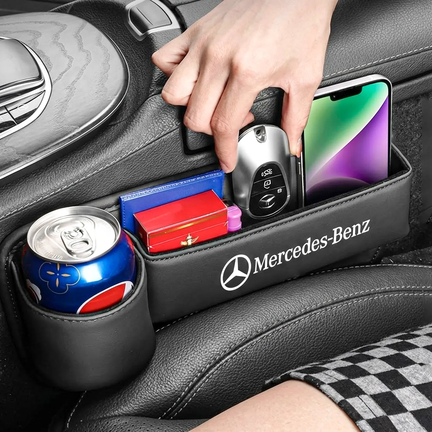 Multi Function Car Seat Gap Storage Box For Toyota, Suzuki, Honda, Kia, Hyundai & More