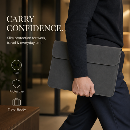 Professional PU Leather Laptop Sleeve