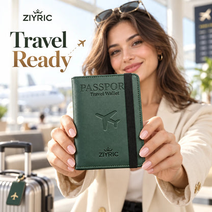 Ziyric Portable travel passport holder