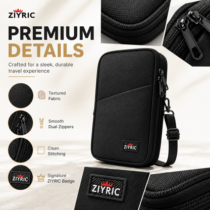 Ziyric Travel Mate Passport Pouch Bag