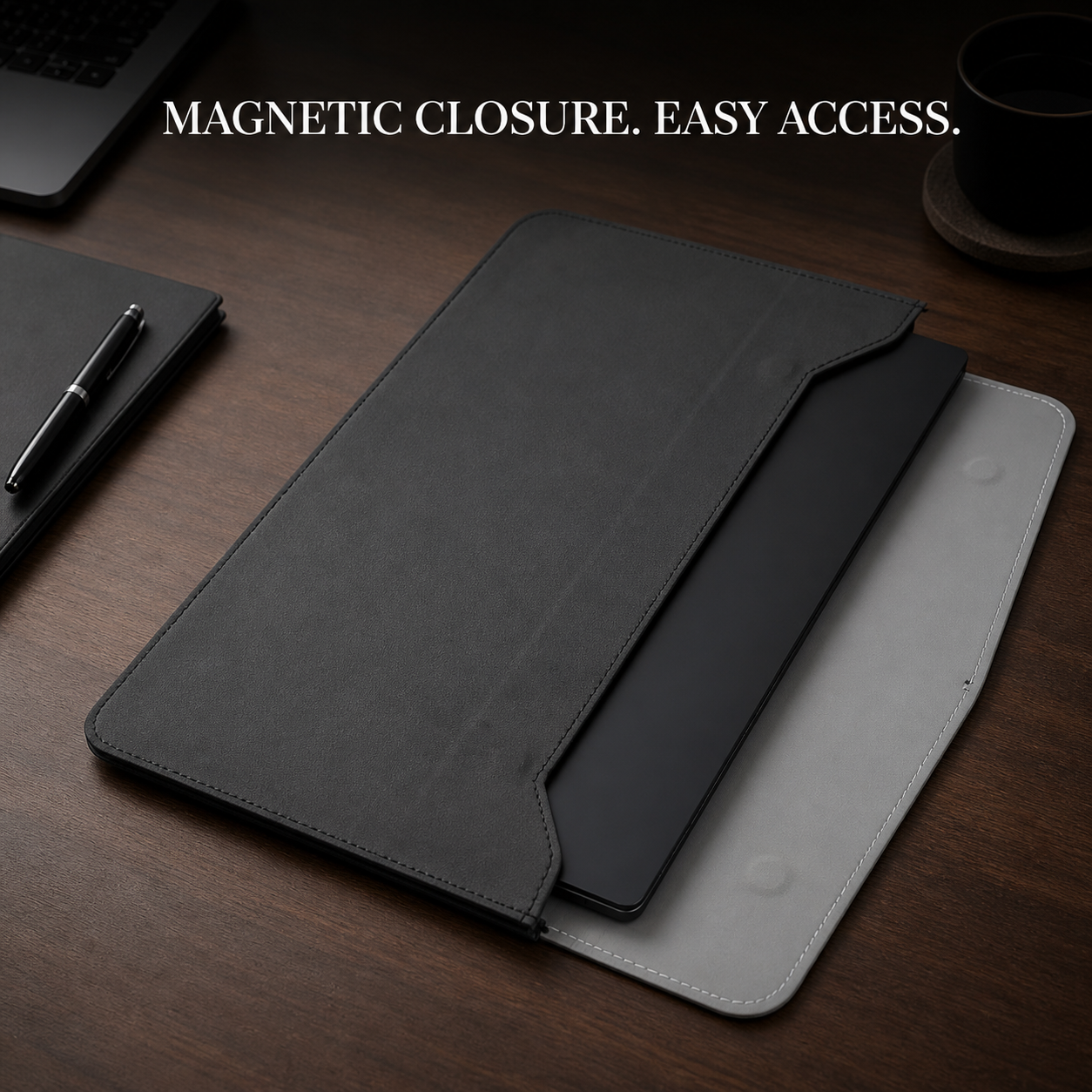 Professional PU Leather Laptop Sleeve