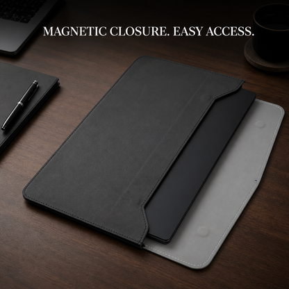 Professional PU Leather Laptop Sleeve