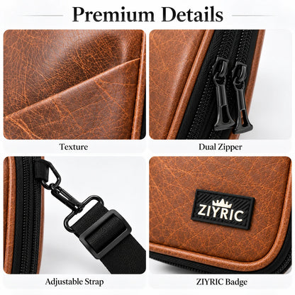 Ziyric Travel Mate Passport Pouch Bag Genuine Leather