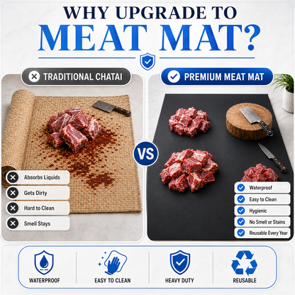 ZIYRIC Meat Mat Premium Waterproof Qurbani Sheet – Large Reusable Cloth for Bakra Eid, Easy to Clean