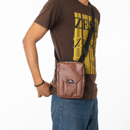 Ziyric Crossbody Shoulder Bag- Genuine Leather