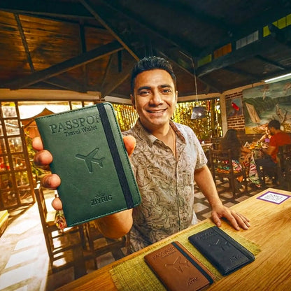 Ziyric Portable travel passport holder