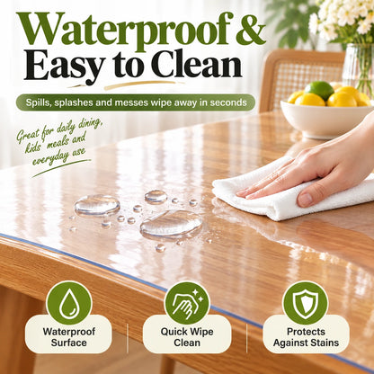 Transparent Waterproof Table & Furniture Protection Sheet