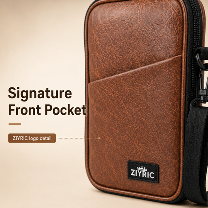 Ziyric Travel Mate Passport Pouch Bag Genuine Leather