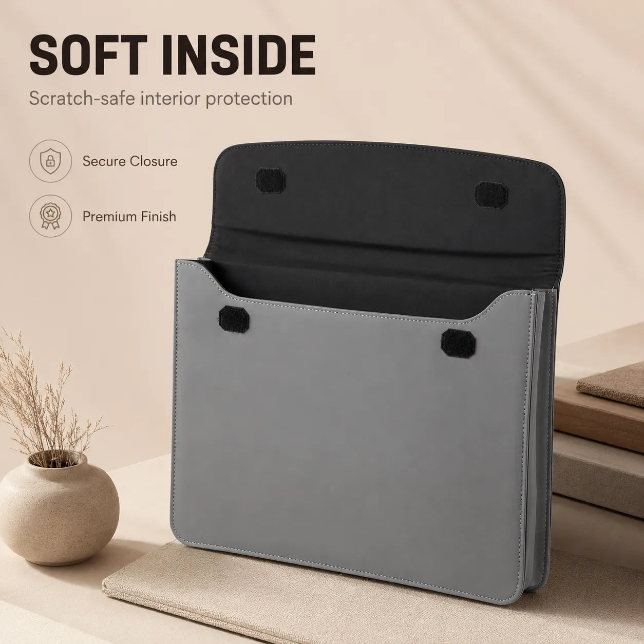 Professional PU Leather Laptop Sleeve