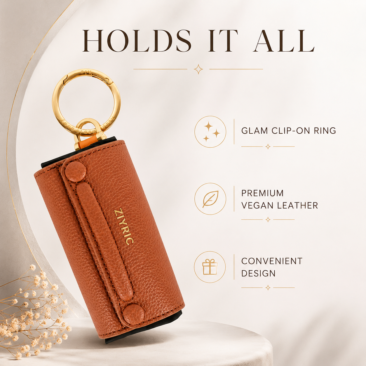 Foldable Keychain Tote Bag