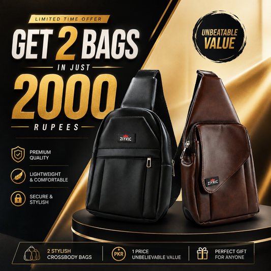 Buy 1 Get 1 FREE - ZIYRIC Premium Crossbody Bag