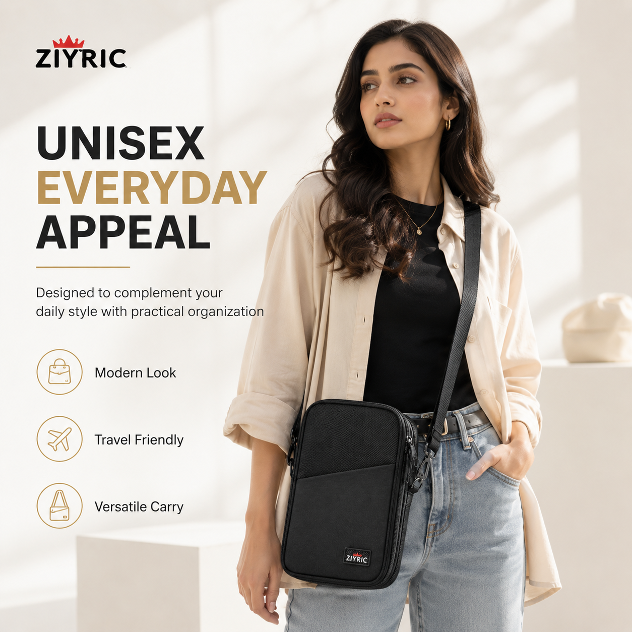 Ziyric Travel Mate Passport Pouch Bag