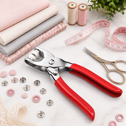 Tich button clipper with set of 30 Buttons