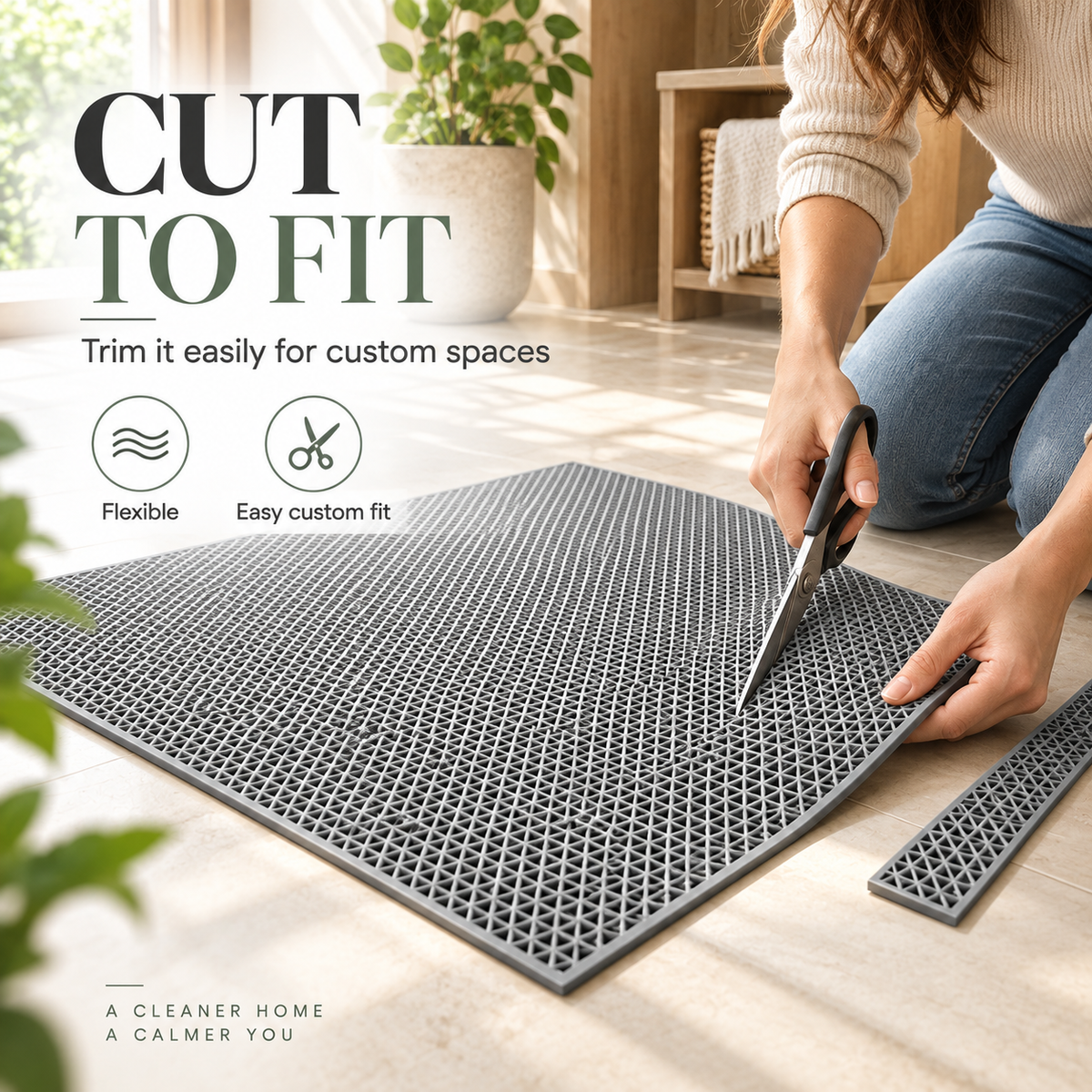 Non-Slip Drainage PVC Mat