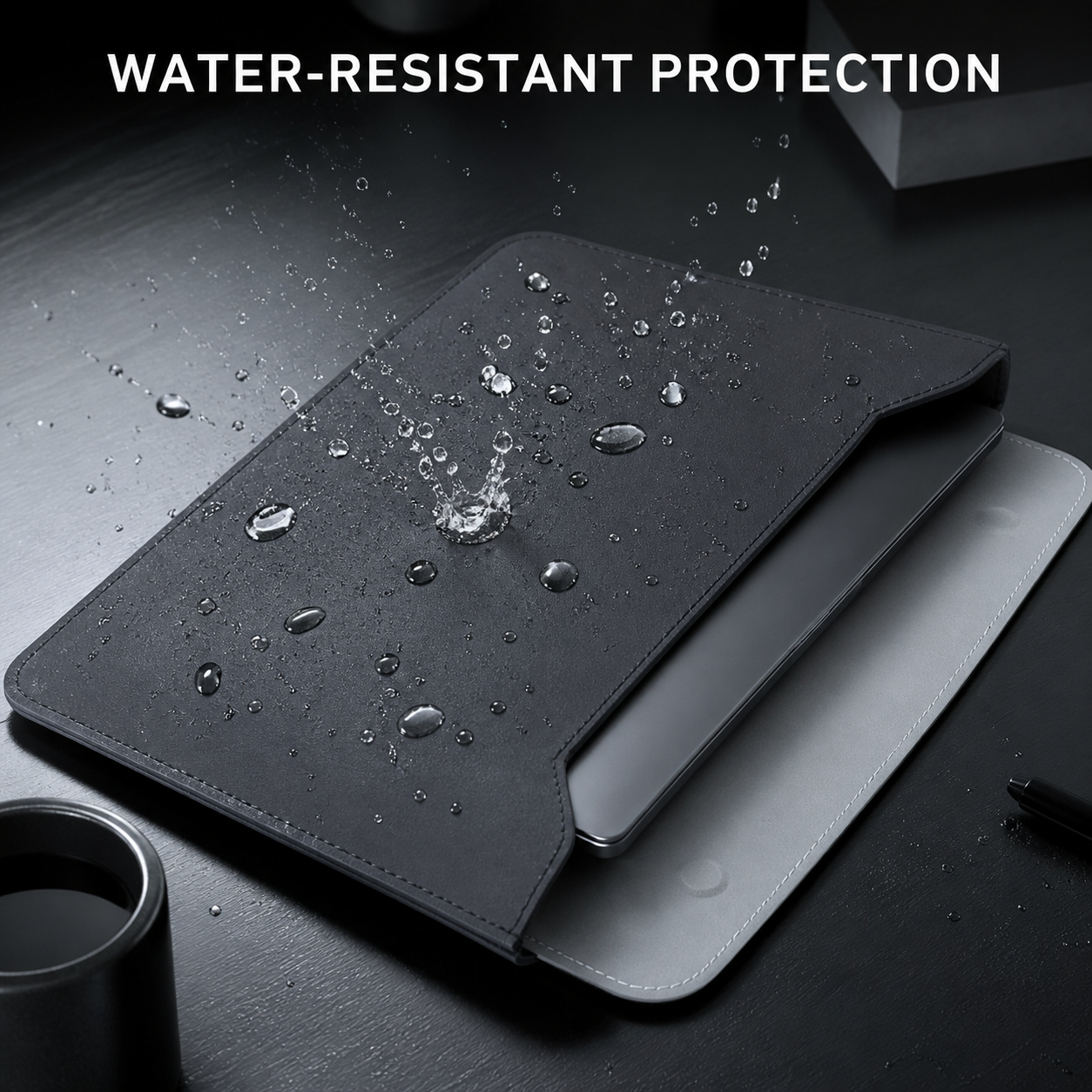Professional PU Leather Laptop Sleeve