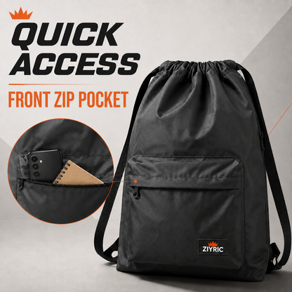 ZIYRIC Unisex Drawsting Backpack