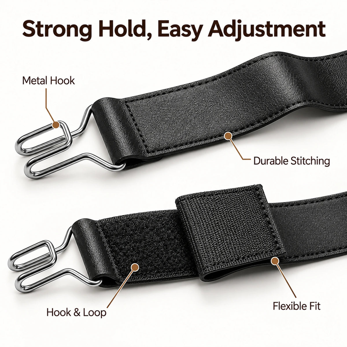 Premium Waist Buckle (1 Pair - 2 Pieces)
