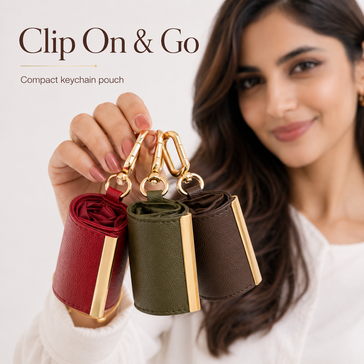 Foldable Keychain Tote Bag
