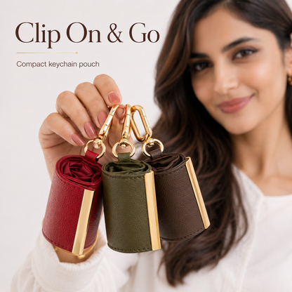 Foldable Keychain Tote Bag