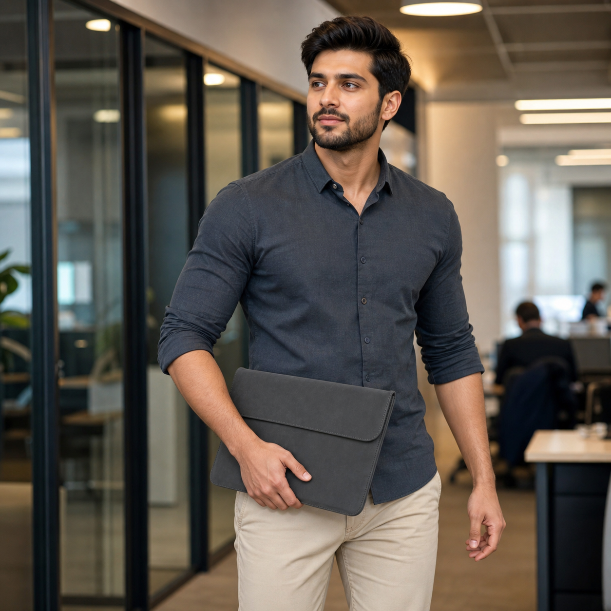 Professional PU Leather Laptop Sleeve