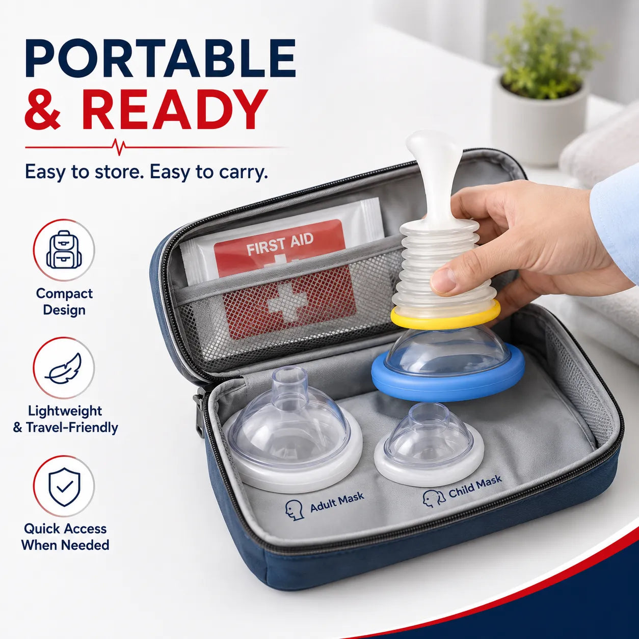 Portable Anti Choking Rescue Device Relief Kit