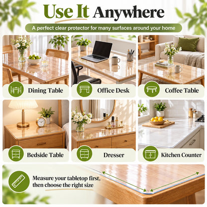 Transparent Waterproof Table & Furniture Protection Sheet