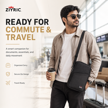 Ziyric Travel Mate Passport Pouch Bag