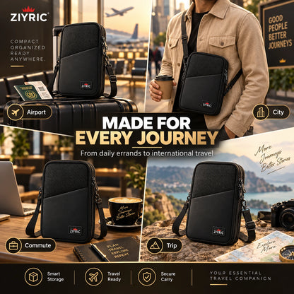 Ziyric Travel Mate Passport Pouch Bag