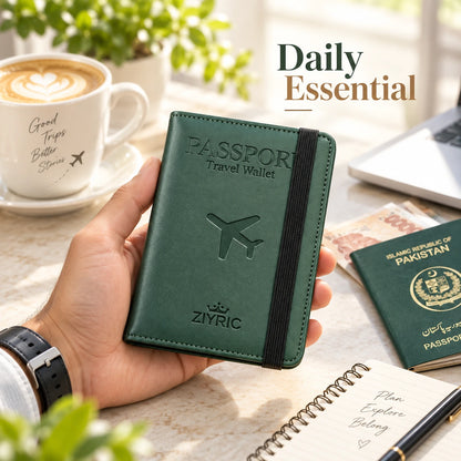 Ziyric Portable travel passport holder