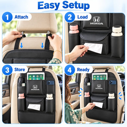 Multi Function Car Back Seat Organizer For Toyota Honda Suzuki Kia Hyundai & More