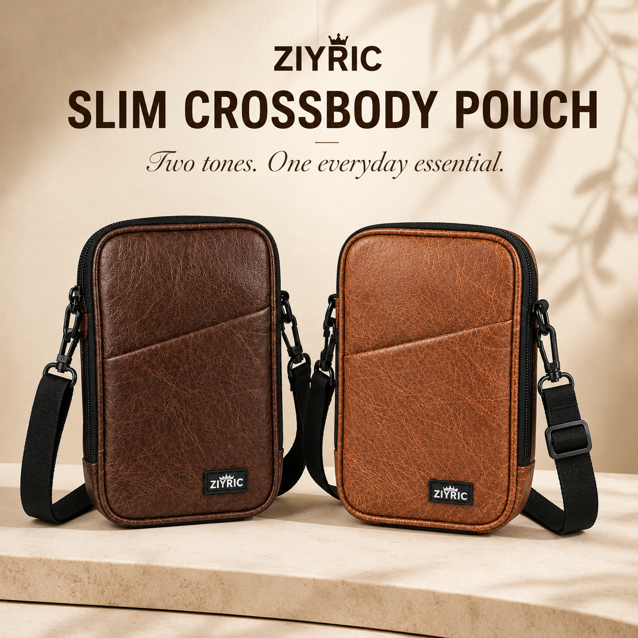 Ziyric Travel Mate Passport Pouch Bag Genuine Leather