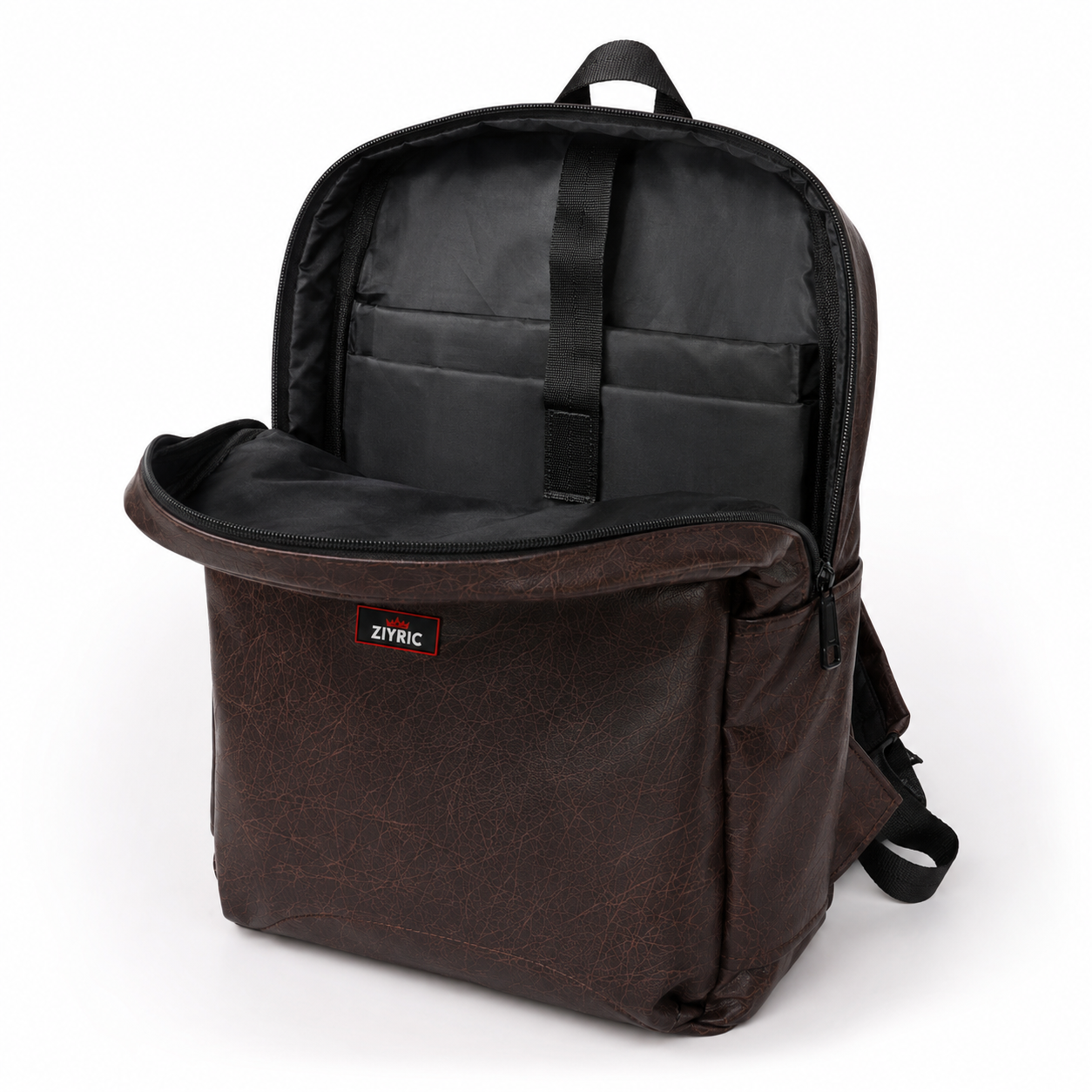 ZIYRIC Premium Leather Backpack