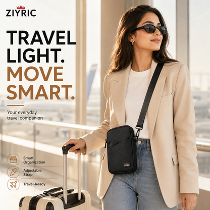 Ziyric Travel Mate Passport Pouch Bag