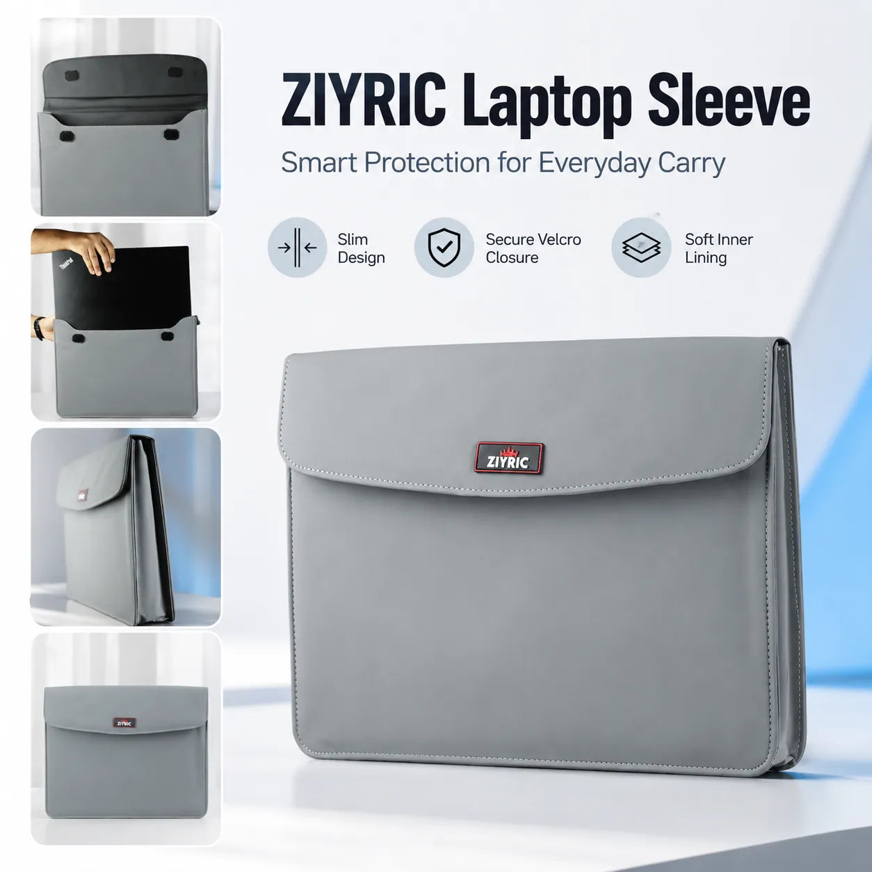 Professional PU Leather Laptop Sleeve